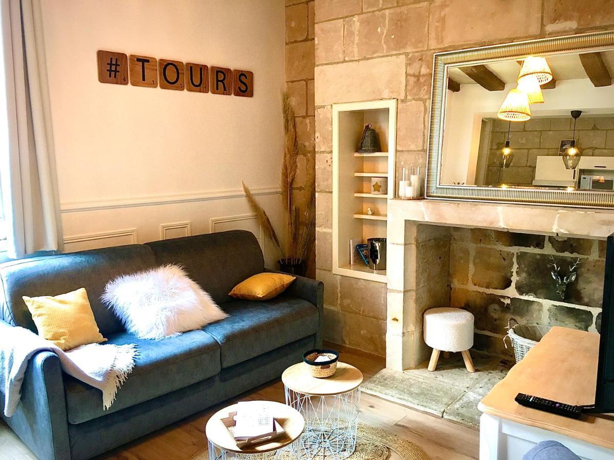 Vieux Tours, Charmant T2 40m2, 4 pers, lumineux Extérieur photo