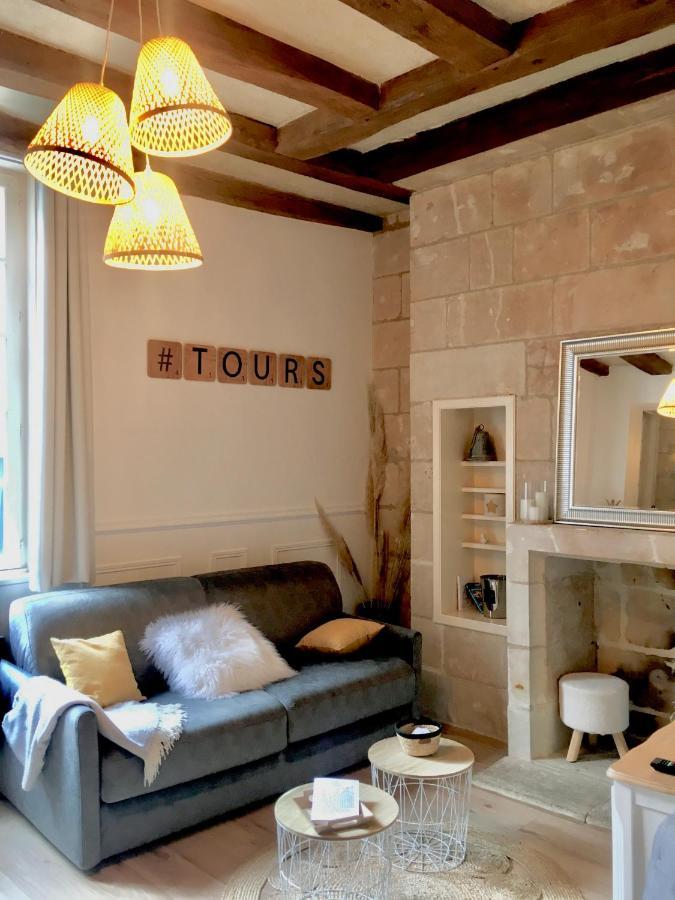 Vieux Tours, Charmant T2 40m2, 4 pers, lumineux Extérieur photo